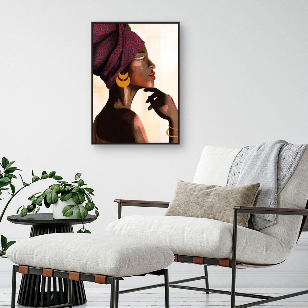 Tableau Élégance africaine