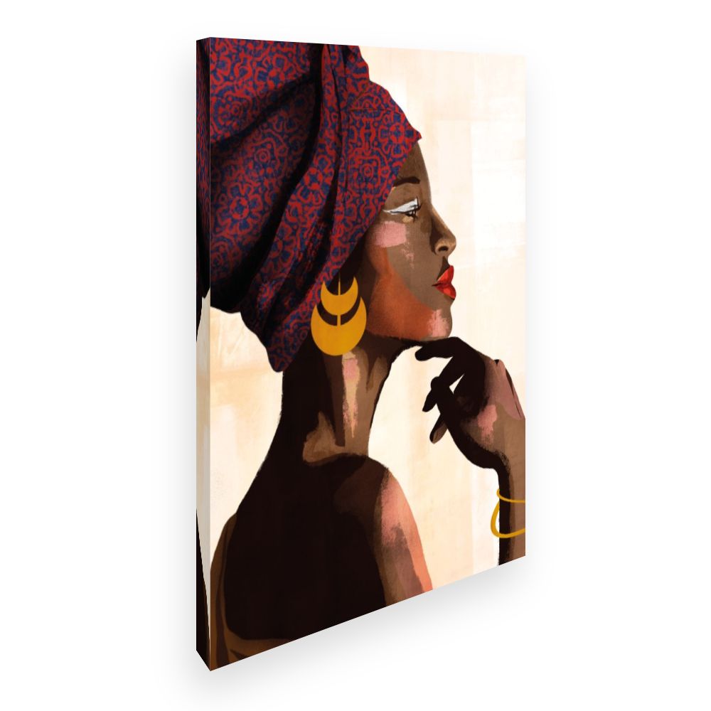 Toile Élégance africaine