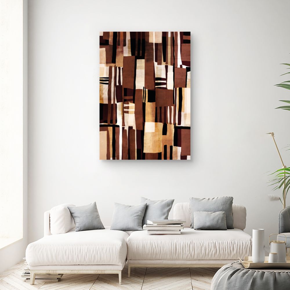 Tableau Motifs abstraits chaleureux