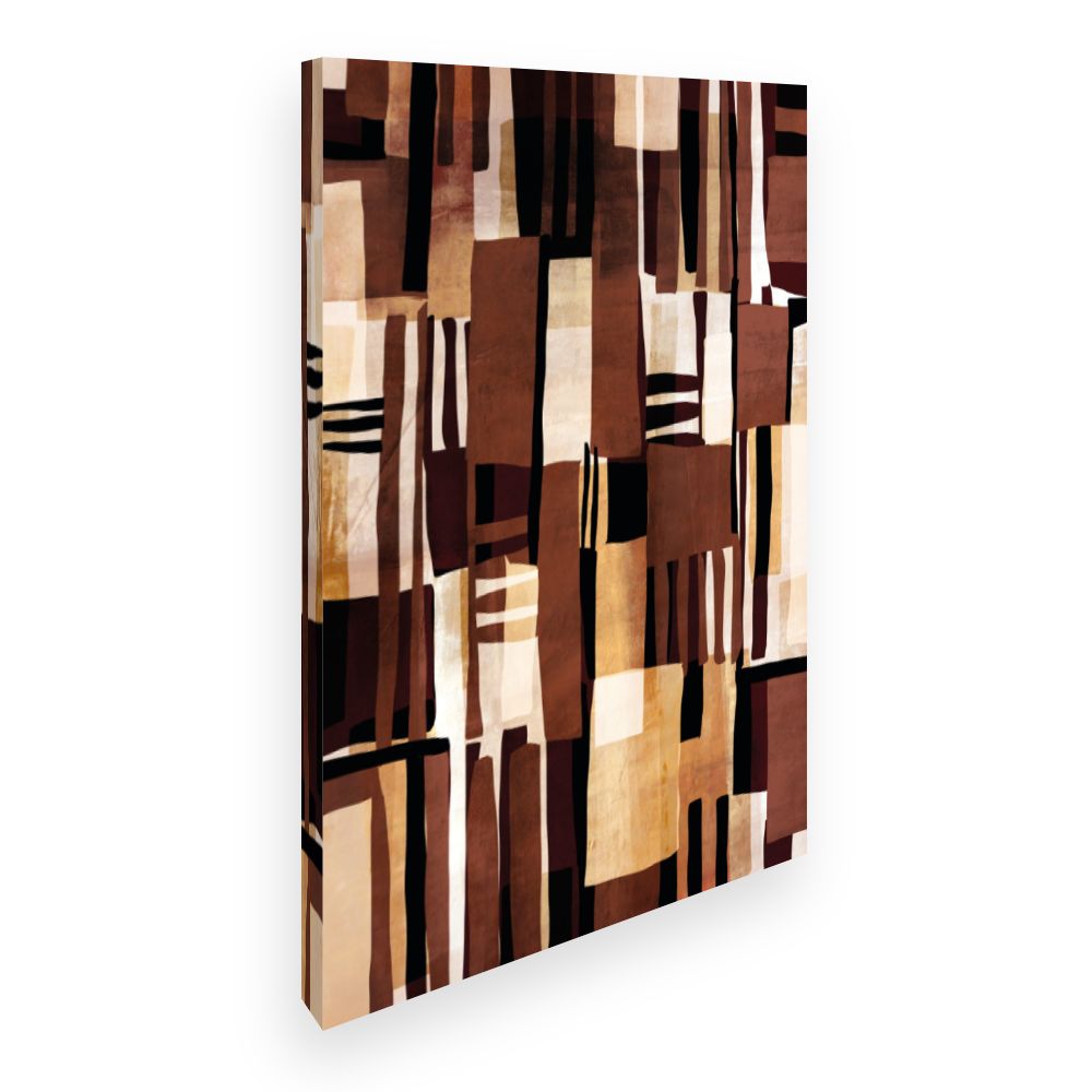 Toile Motifs abstraits chaleureux