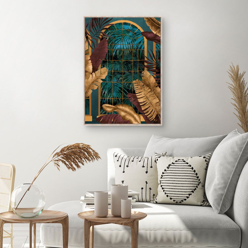 Tableau Fenêtre exotique