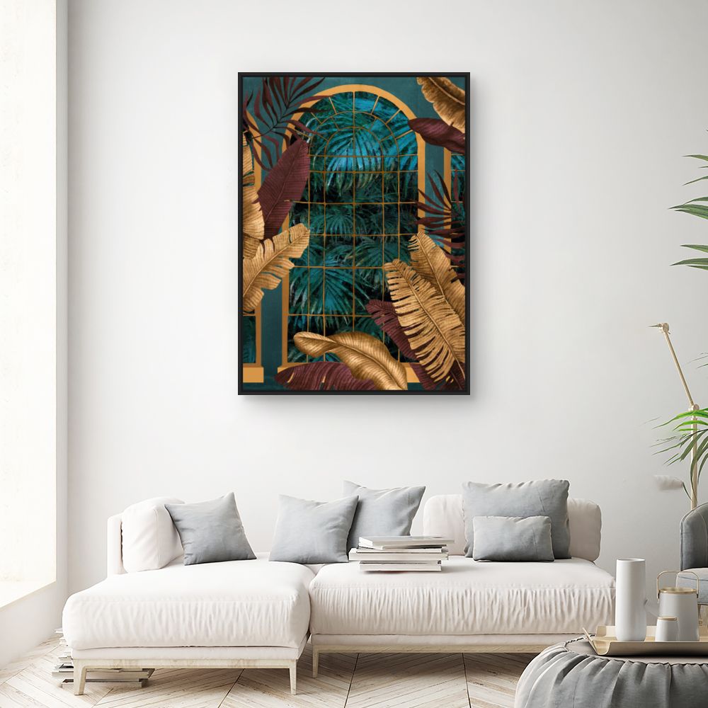 Tableau Fenêtre exotique