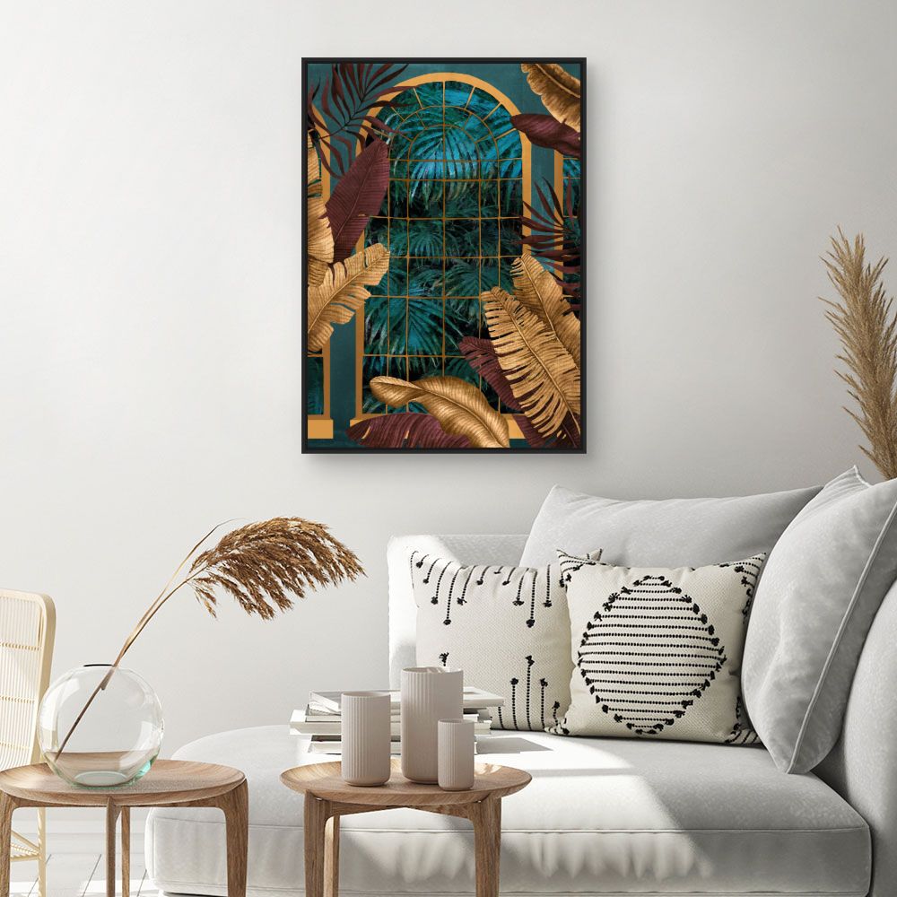 Tableau Fenêtre exotique
