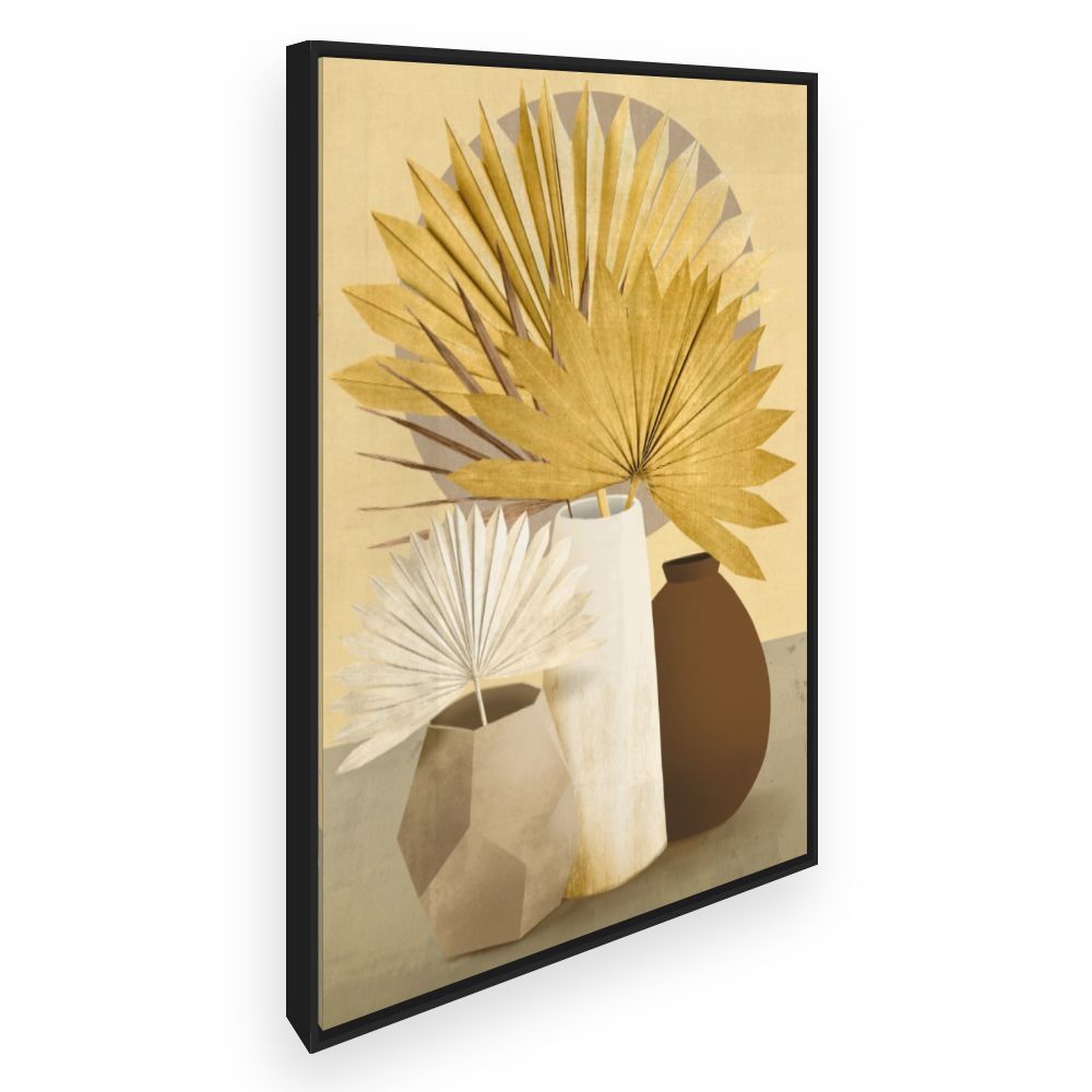 Toile Feuilles exotiques élégantes