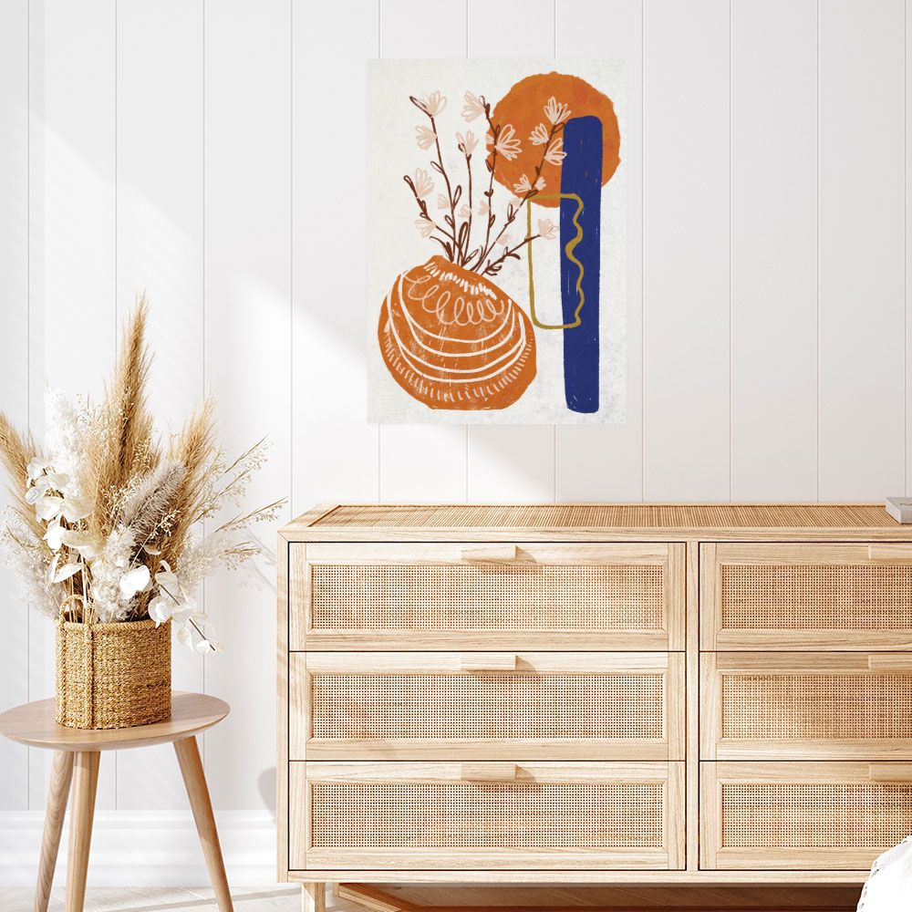 Affiche Fleurs modernes