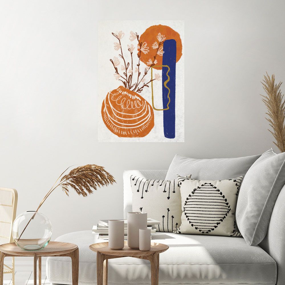 Affiche Fleurs modernes
