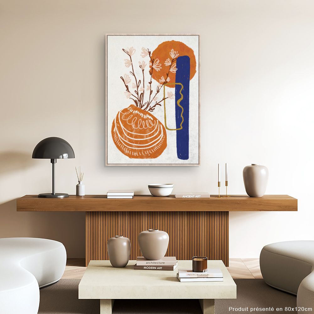 Tableau Fleurs et vase