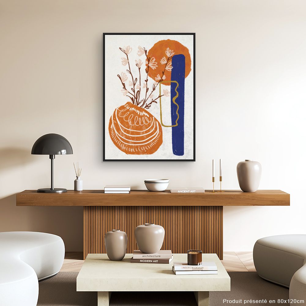 Tableau Fleurs et vase