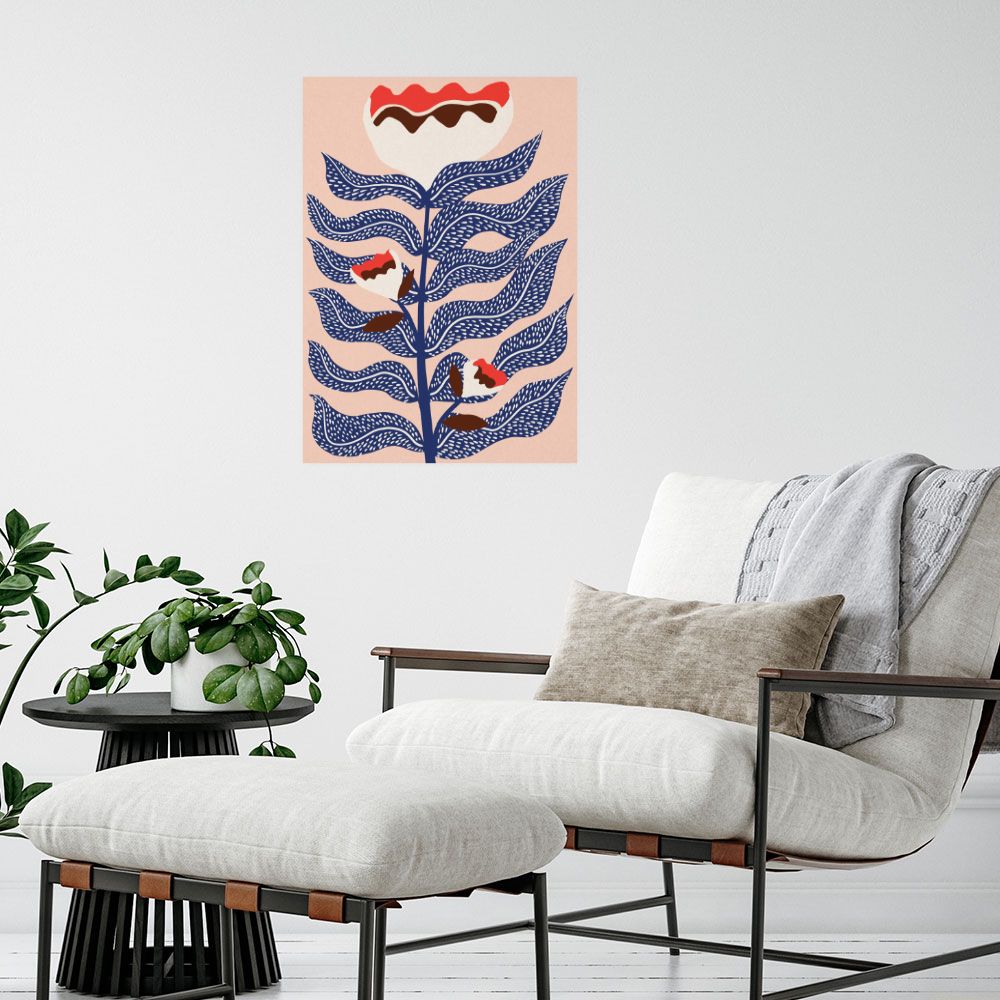 Affiche Fleurs stylisées exquises