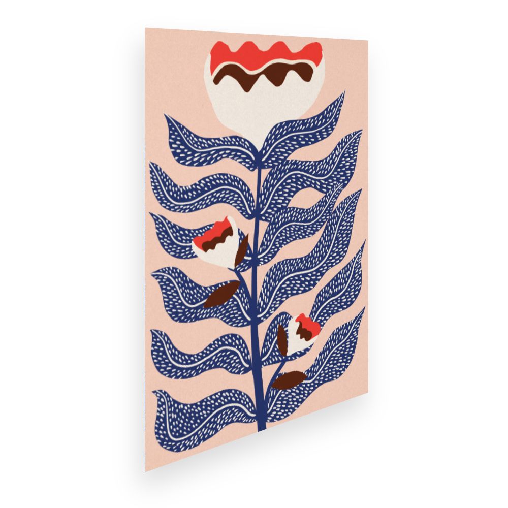 Affiche Fleurs stylisées exquises