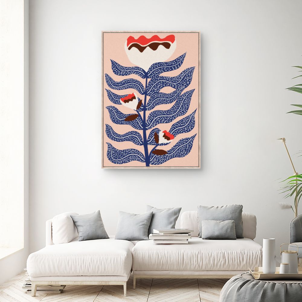 Tableau Fleurs abstraites