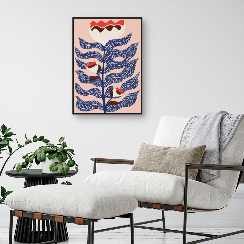 Tableau Fleurs abstraites