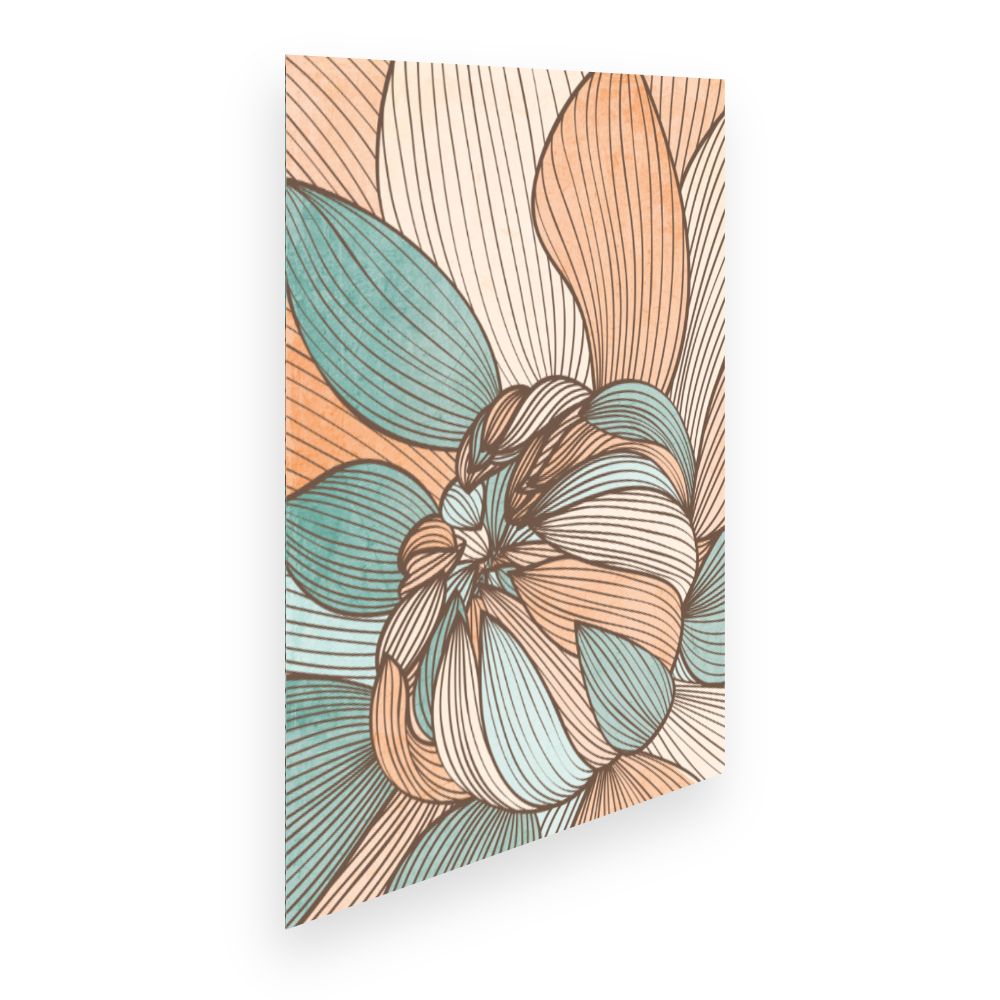 Affiche Floral moderne