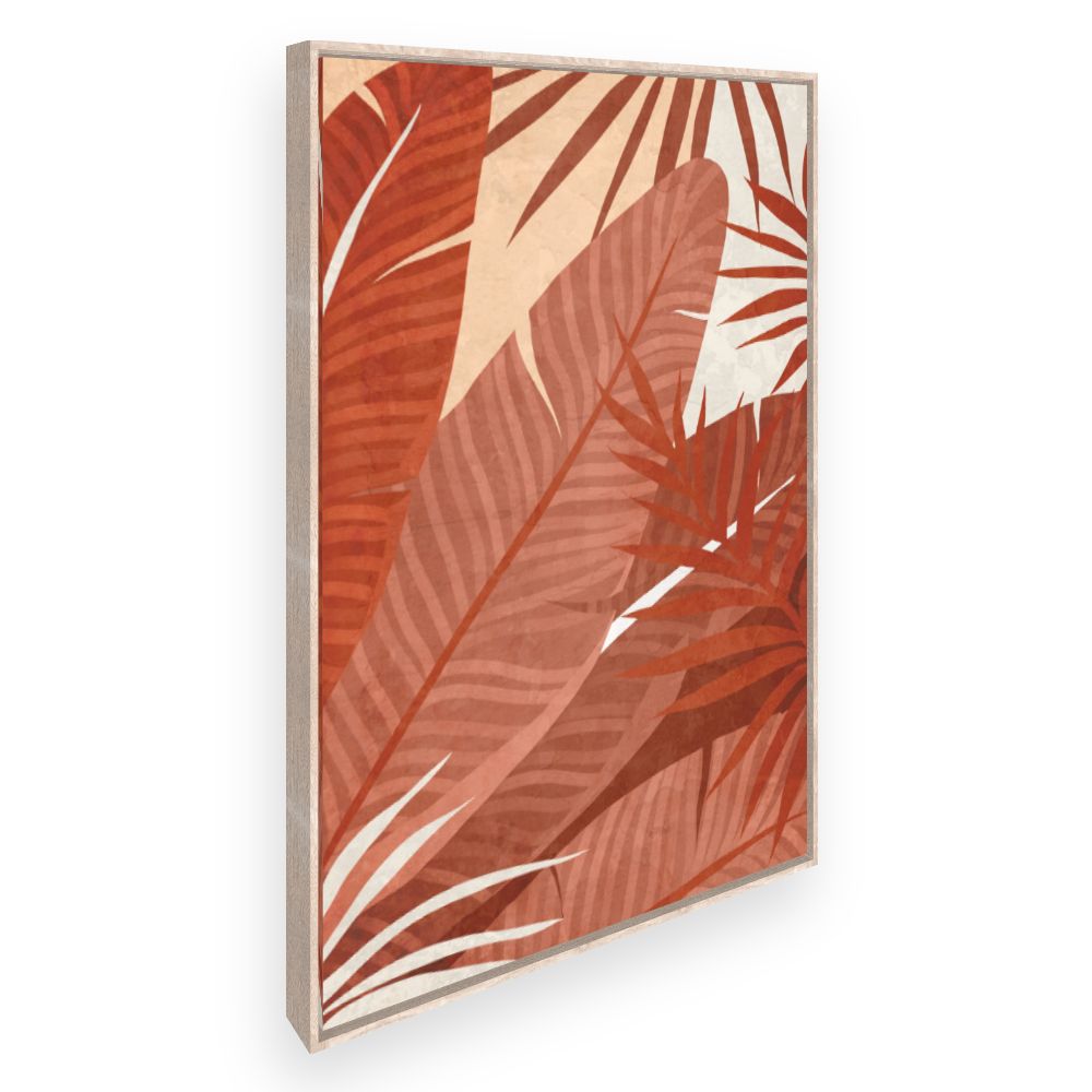 Toile Feuilles tropicales élégantes