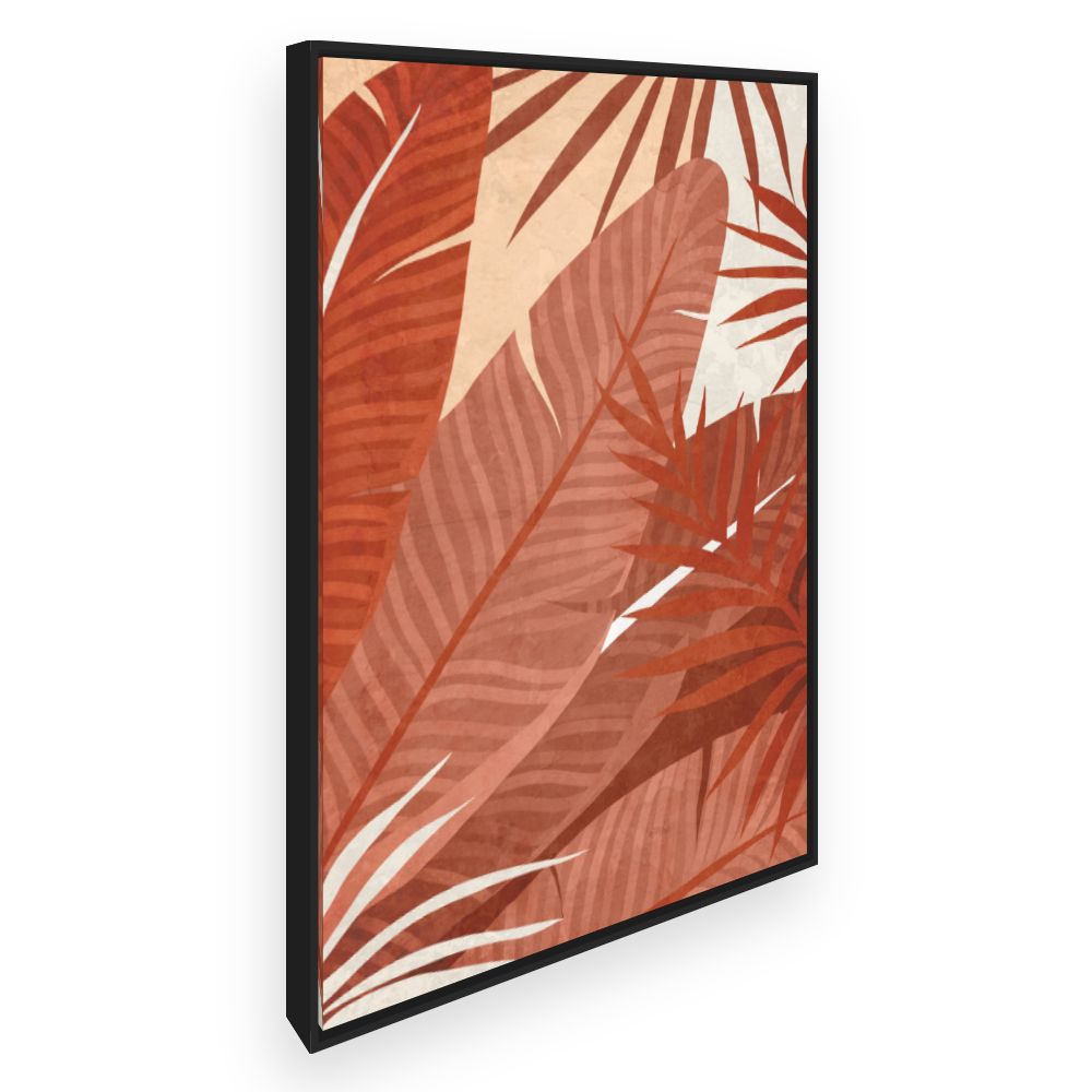 Toile Feuilles tropicales élégantes