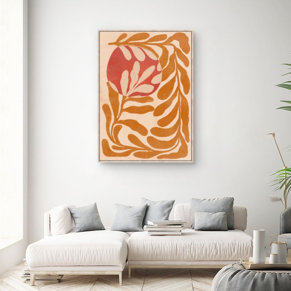 Tableau Élégance florale abstraite