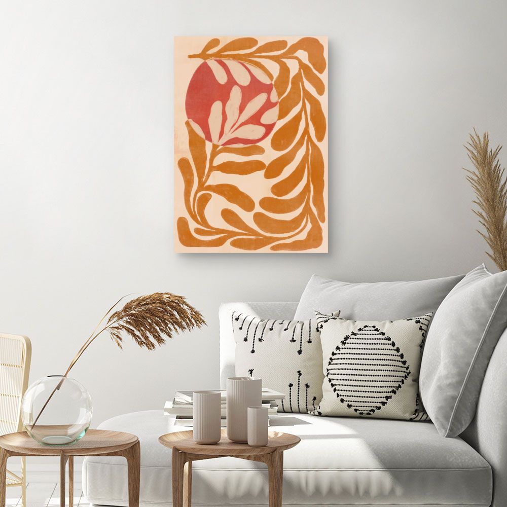 Tableau Élégance florale abstraite