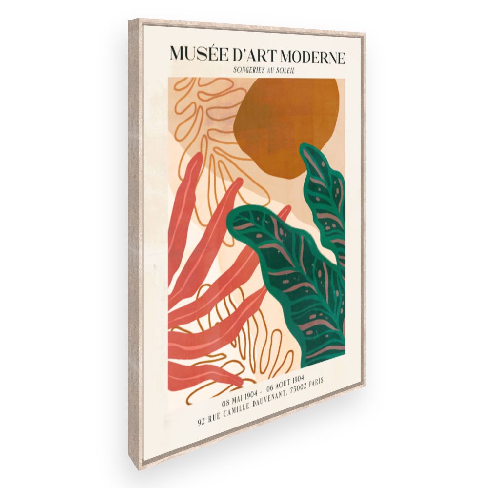 Toile Fleurs exotiques