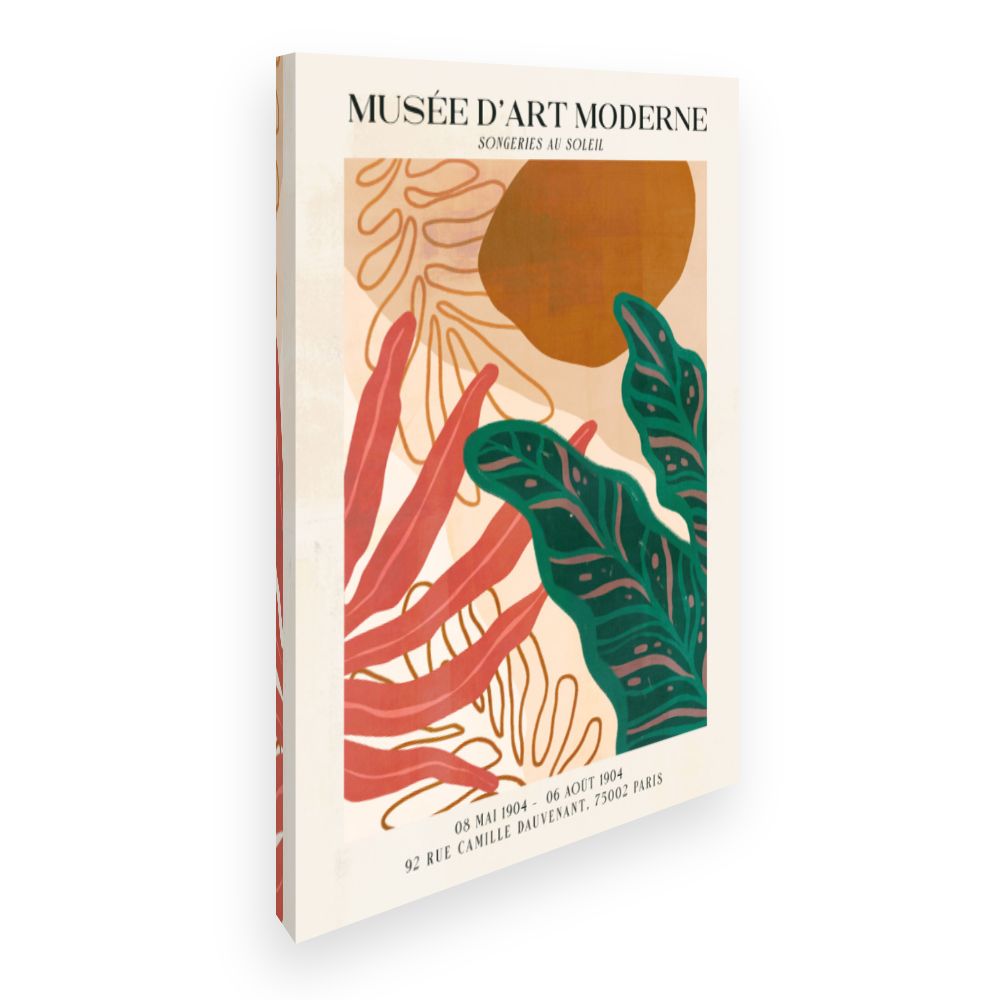 Toile Fleurs exotiques