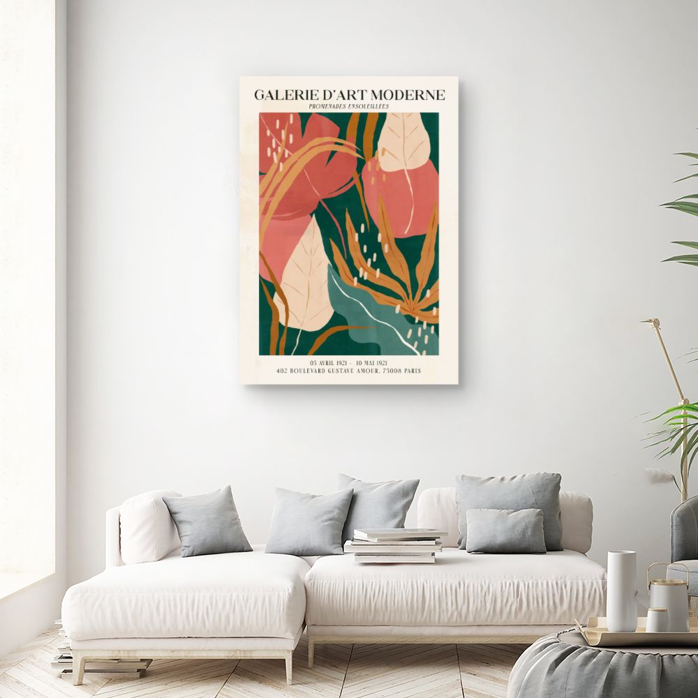 Tableau Feuilles abstraites