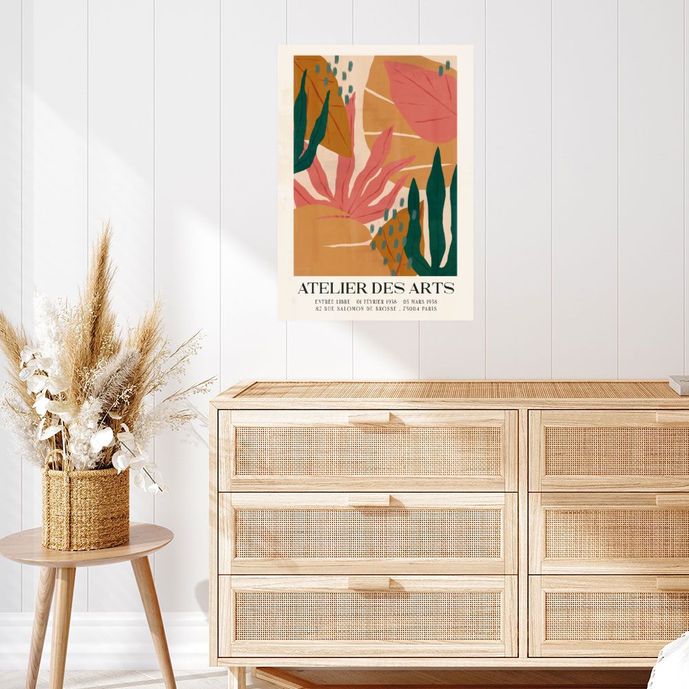 Affiche Feuillage artistique