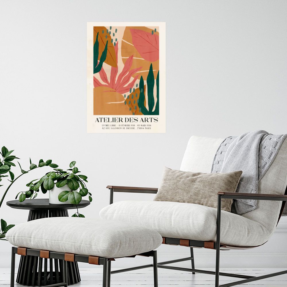 Affiche Feuillage artistique