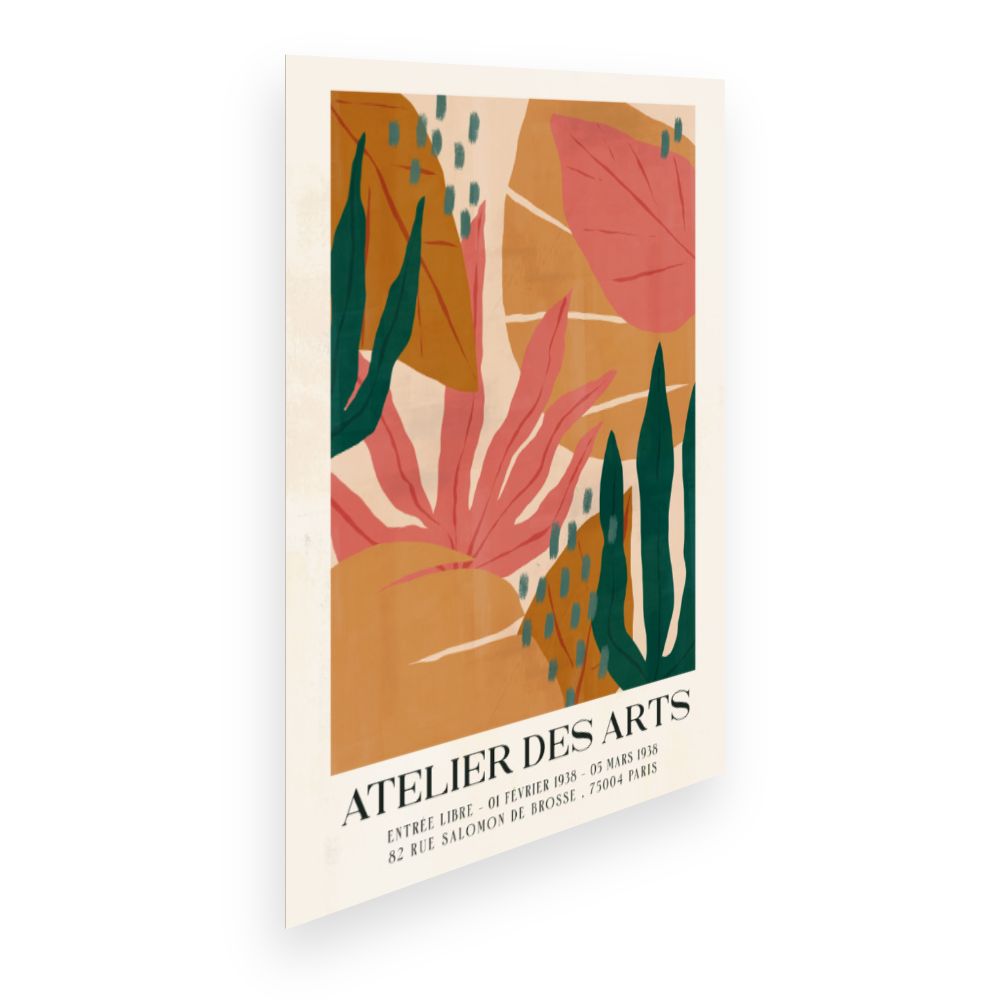 Affiche Feuillage artistique