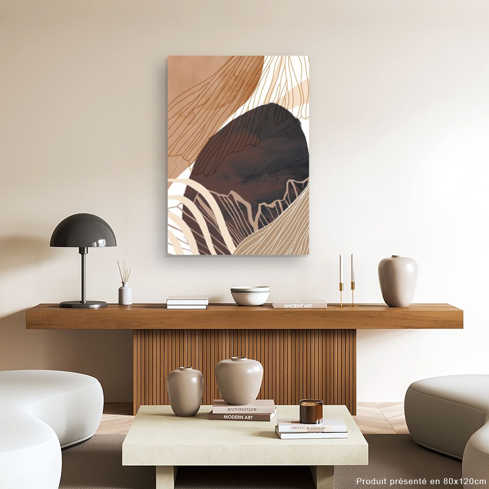 Tableau Abstrait organique