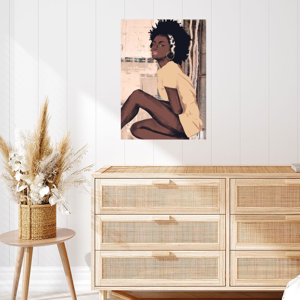 Affiche Portrait stylisé