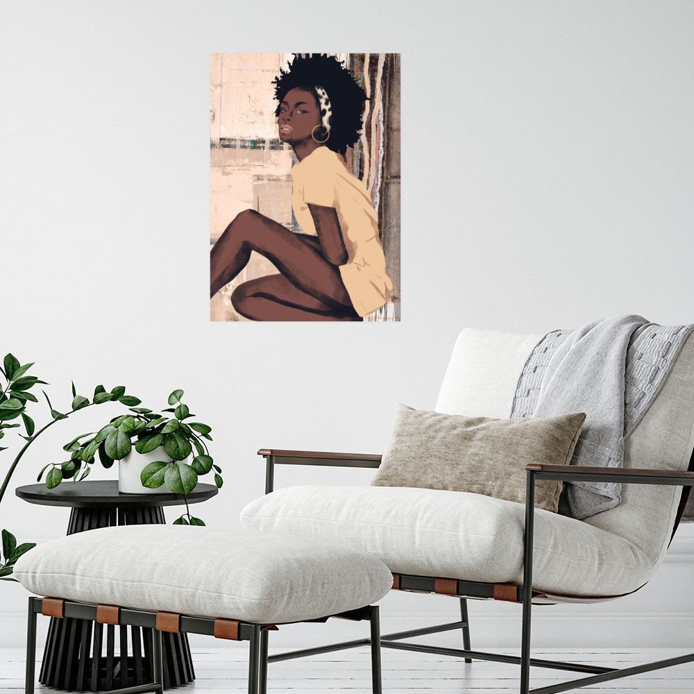 Affiche Portrait stylisé