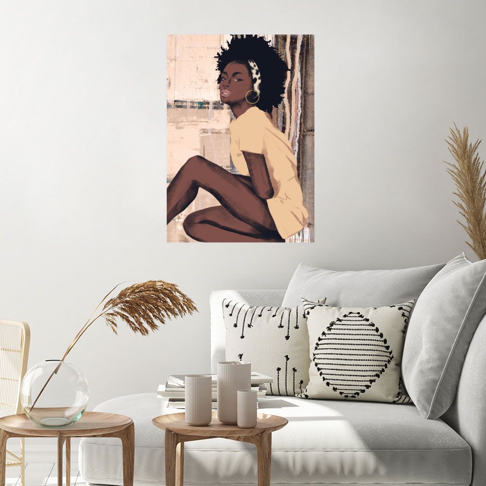 Affiche Portrait stylisé