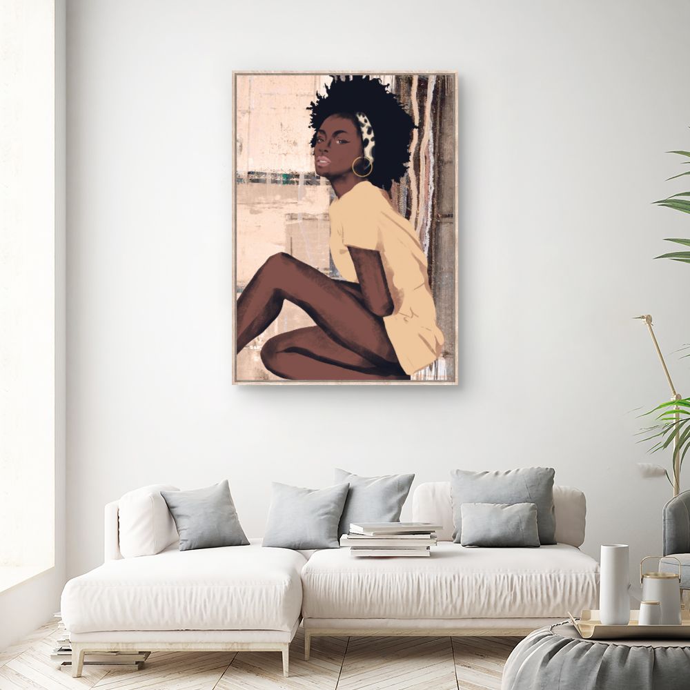 Tableau Portrait artistique féminin