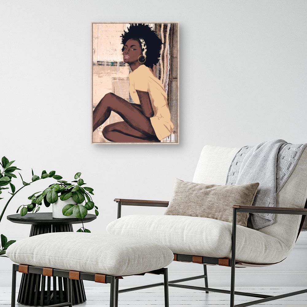 Tableau Portrait artistique féminin