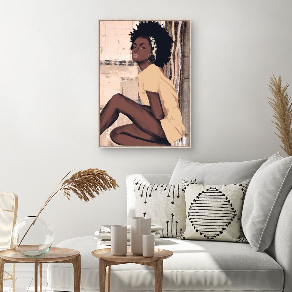 Tableau Portrait artistique féminin