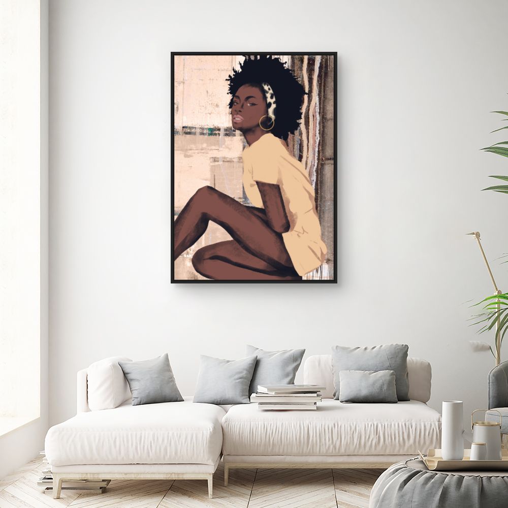 Tableau Portrait artistique féminin