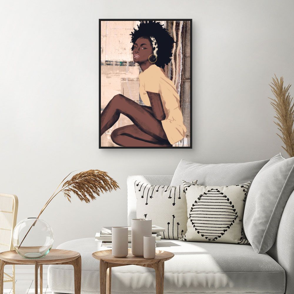 Tableau Portrait artistique féminin