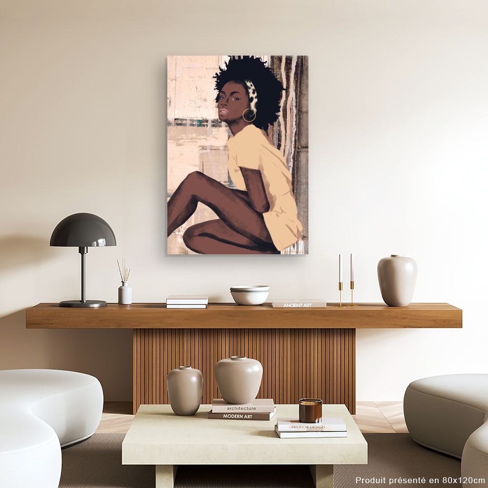 Tableau Portrait artistique féminin