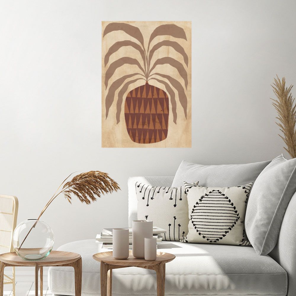 Affiche Feuilles abstraites