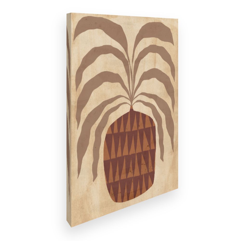 Toile Palme graphique