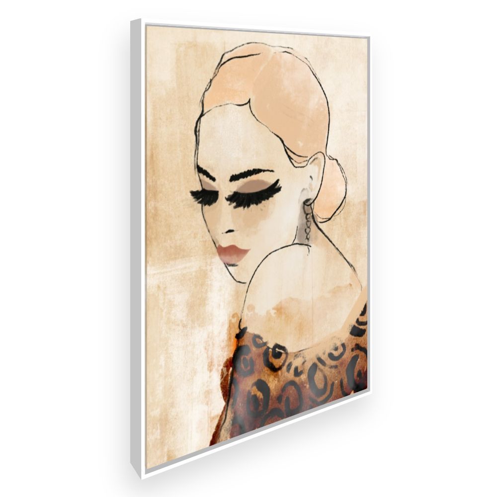 Toile Élégante féminité rétro