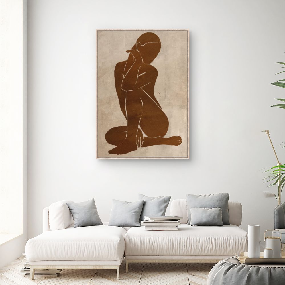 Tableau Silhouette féminine élégante