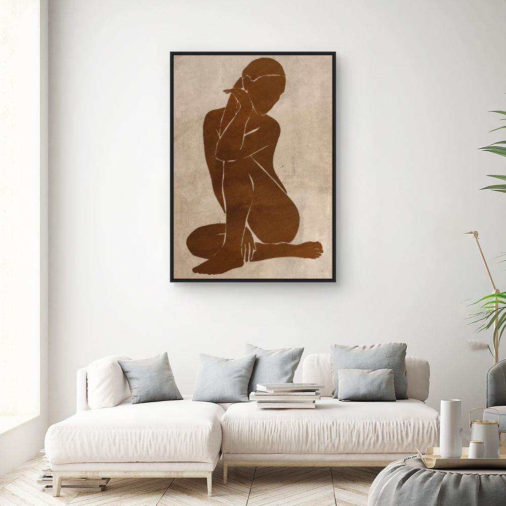 Tableau Silhouette féminine élégante