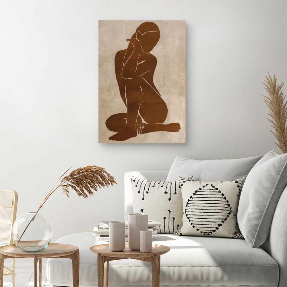 Tableau Silhouette féminine élégante
