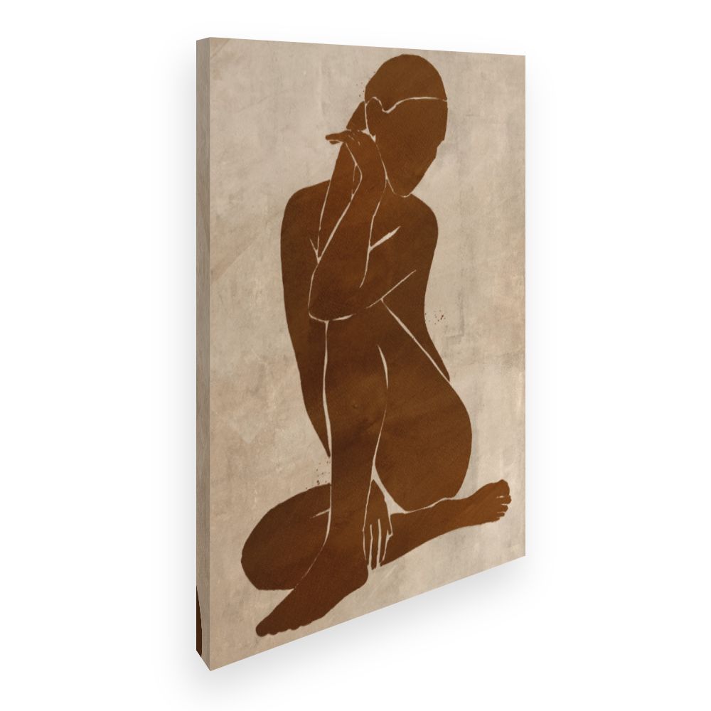 Toile Silhouette féminine élégante