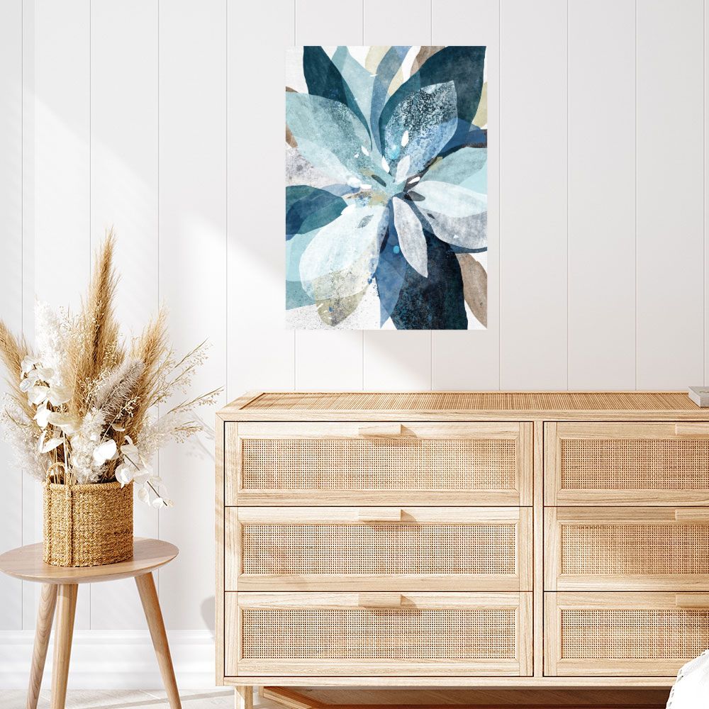 Affiche Fleurs abstraites