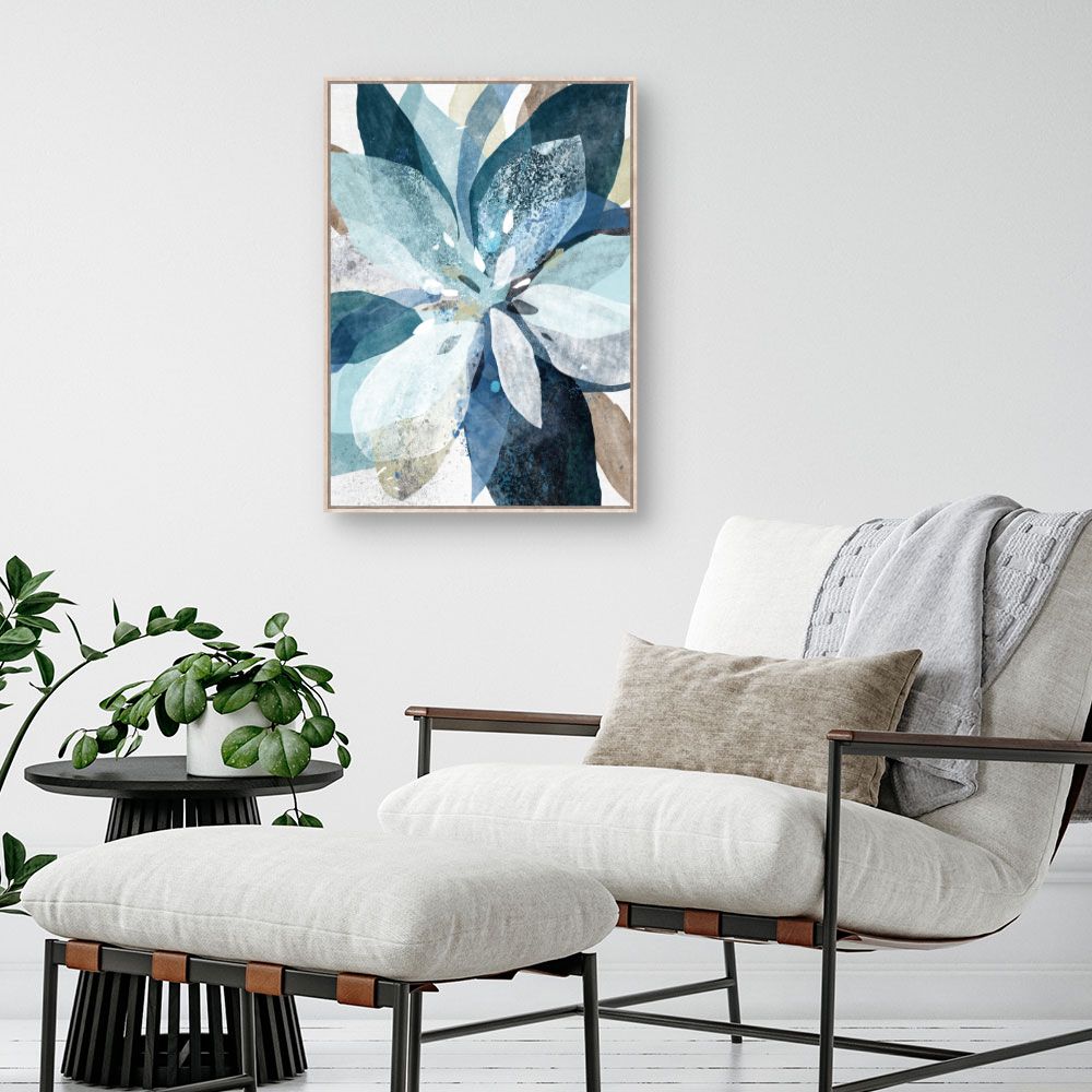 Tableau Fleurs aquarelles vibrantes