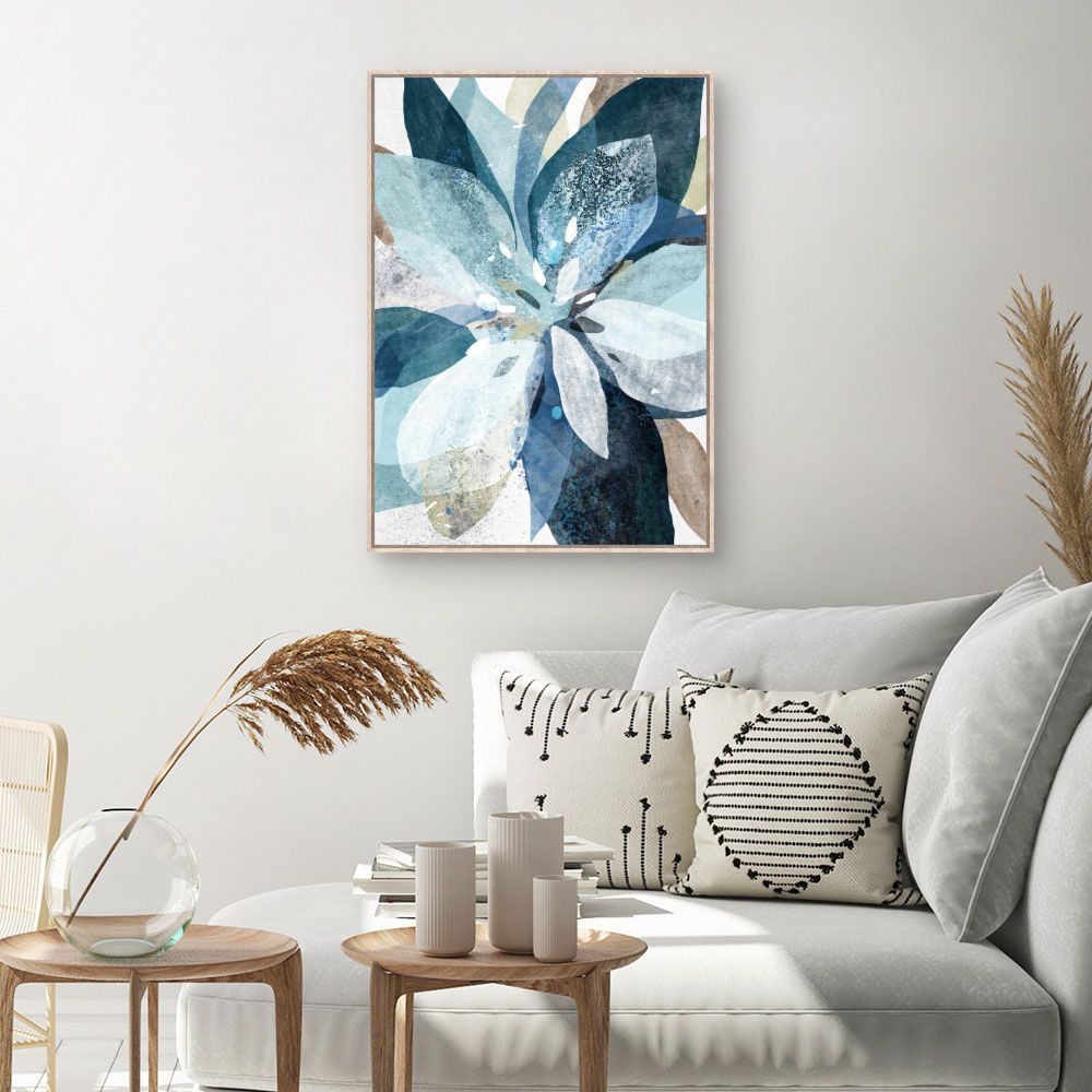 Tableau Fleurs aquarelles vibrantes