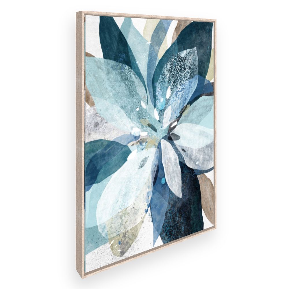 Toile Fleurs aquarelles vibrantes