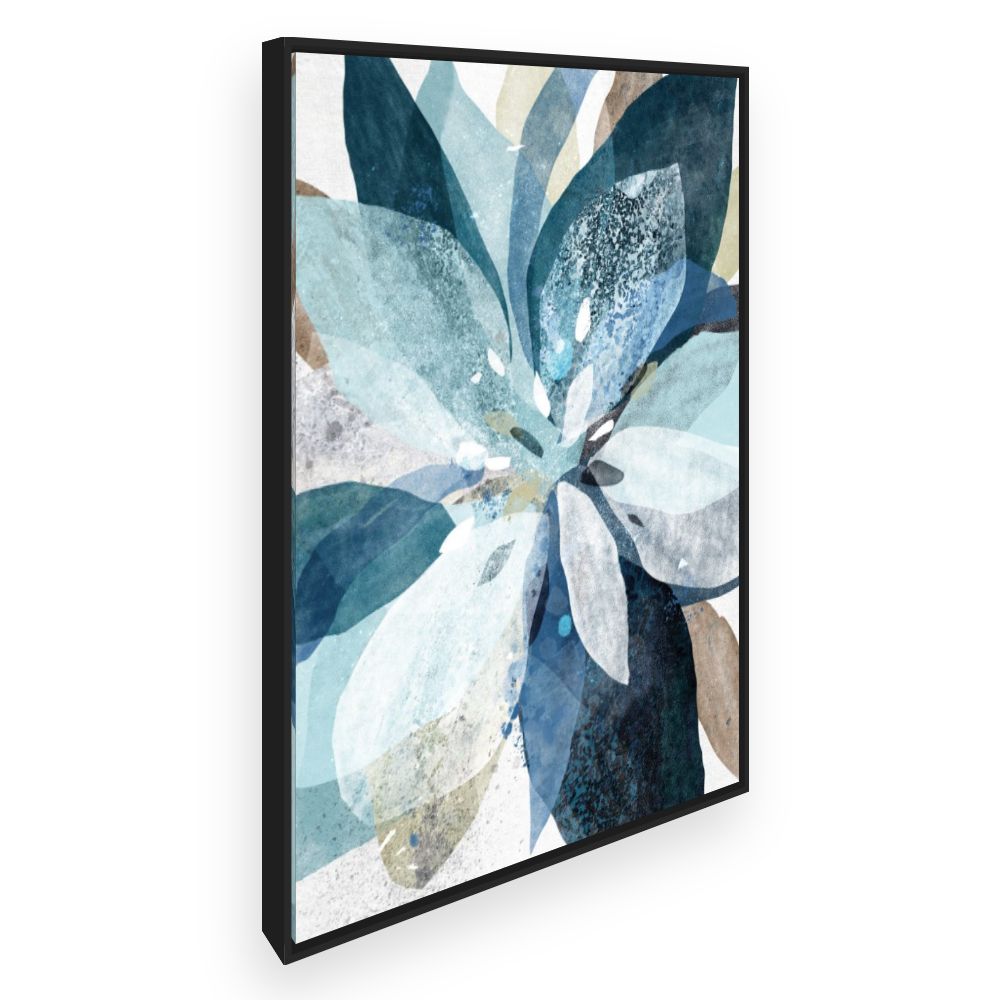 Toile Fleurs aquarelles vibrantes