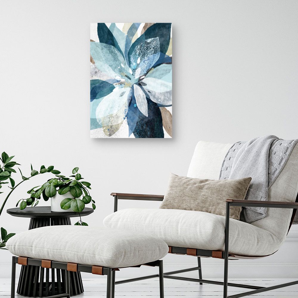 Tableau Fleurs aquarelles vibrantes